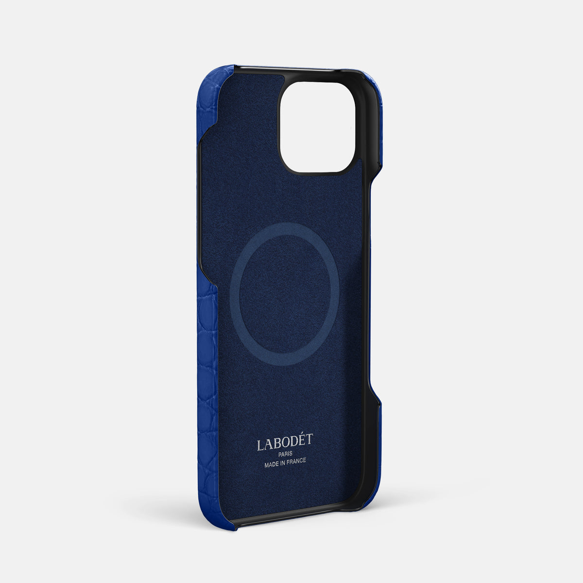 Royal Blue iPhone 16 Pro Max Slim Card Case Alligator -4 | Royal-Blue