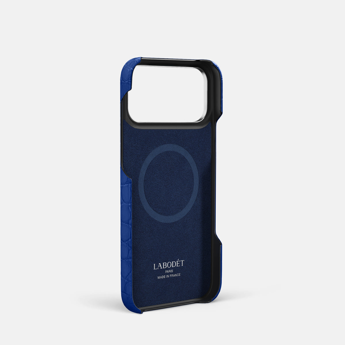 Finger Case For iPhone 17 Pro In Alligator -4 | Royal-Blue-Steel