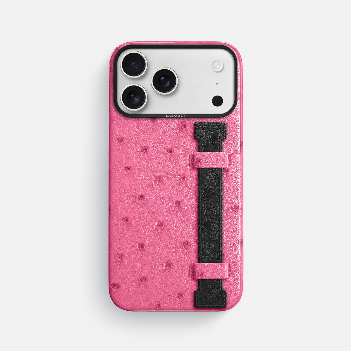 Handle Case Coloré For iPhone 17 Pro Max In Ostrich -1 | Pink-Black