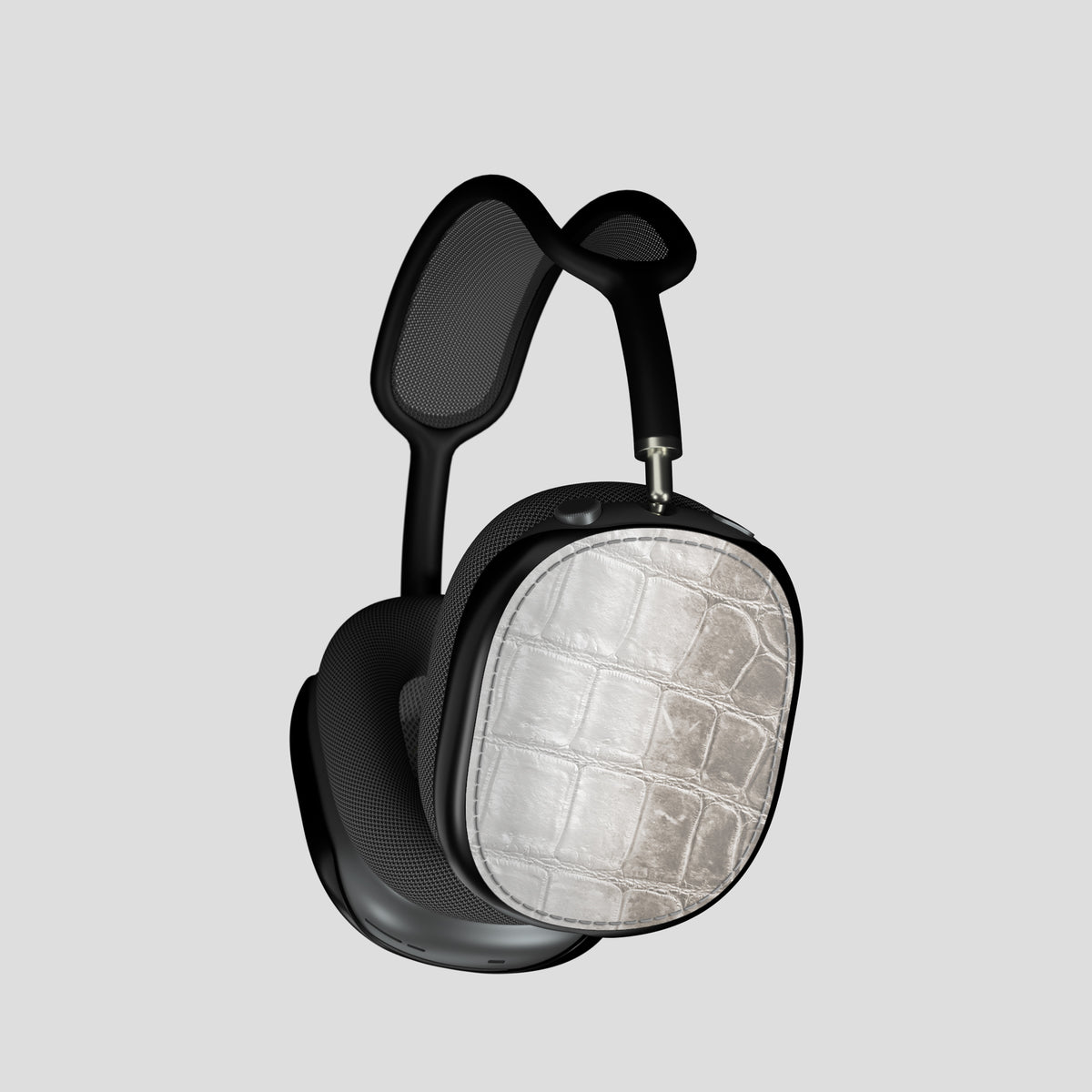 Shells For AirPods Max In Himalayan Crocodile -2 | Grey