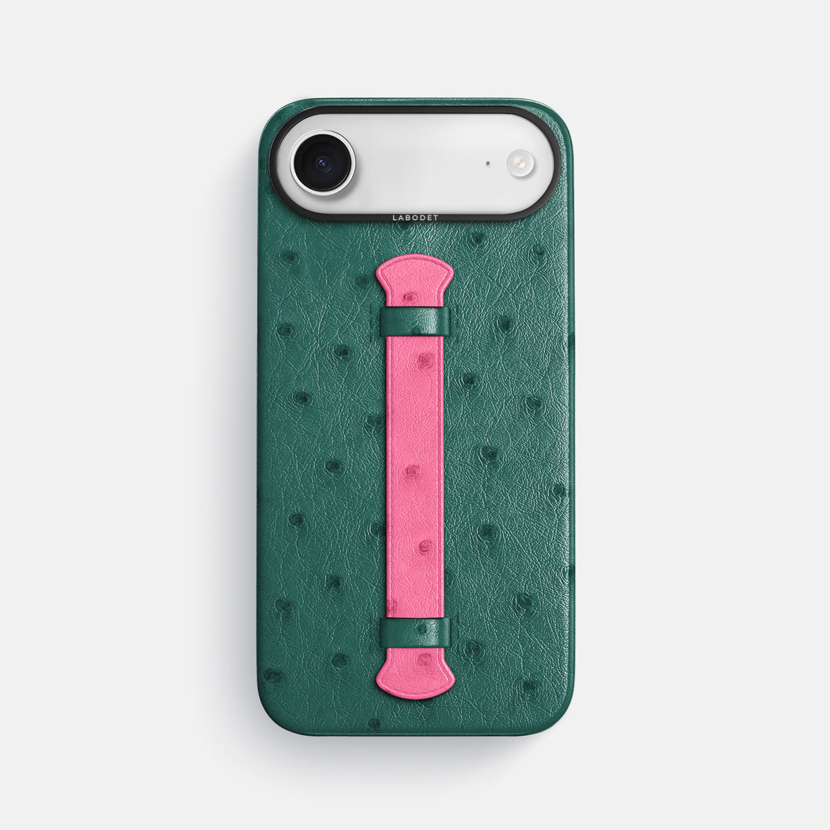 Center Handle Coloré For iPhone 17 Air In Ostrich -1 | Forest-Green-Black
