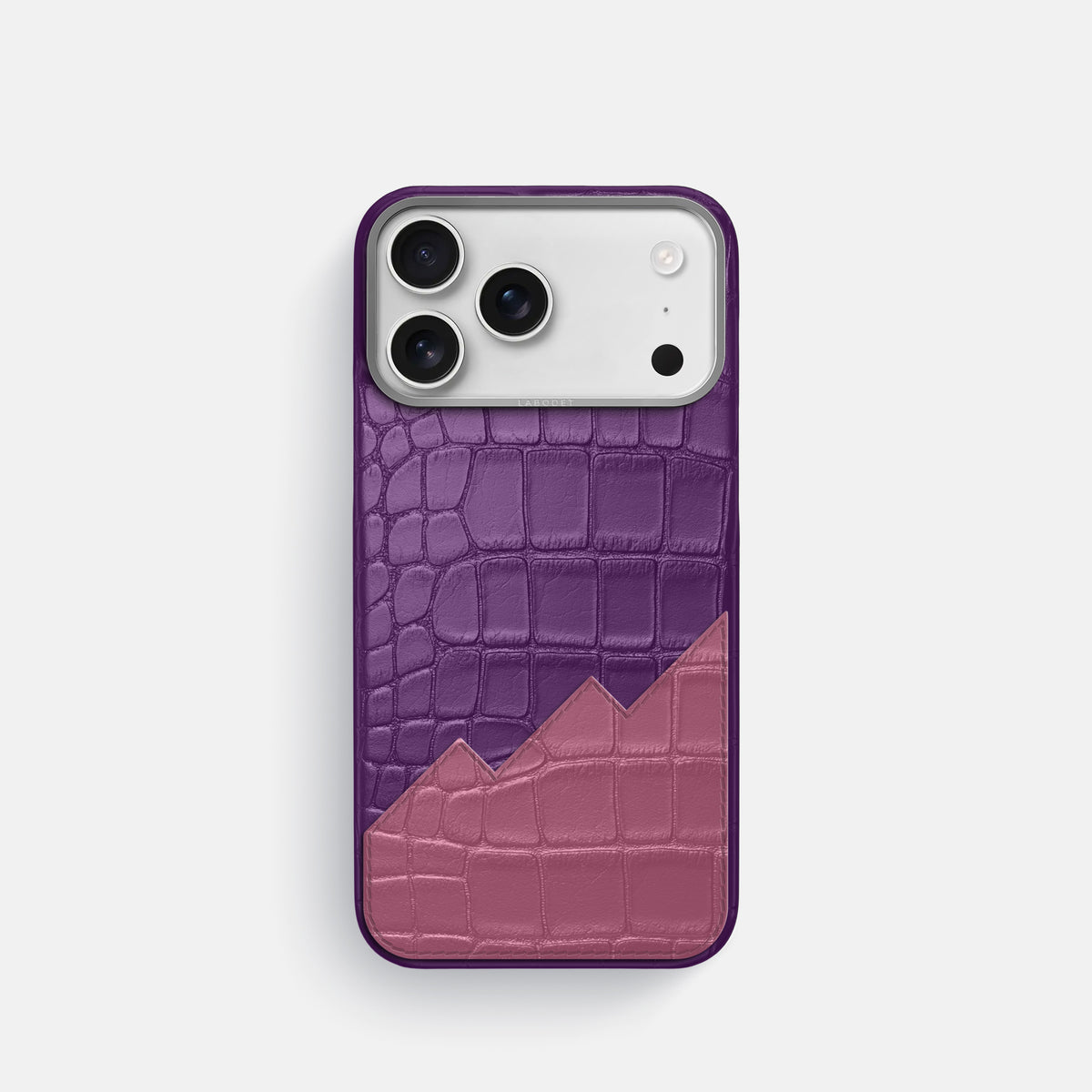 Classic Case With UpOnly For iPhone 17 Pro In Alligator -1 | Purple-Steel