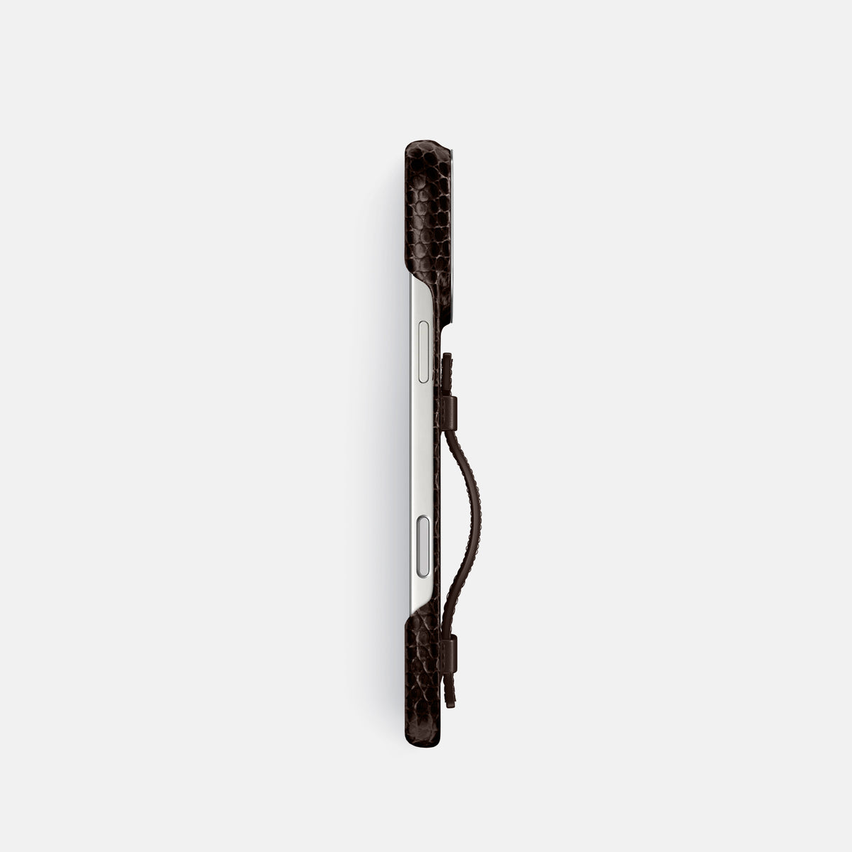 Handle Case For iPhone 17 Pro In Lizard -3 | Brown-Steel