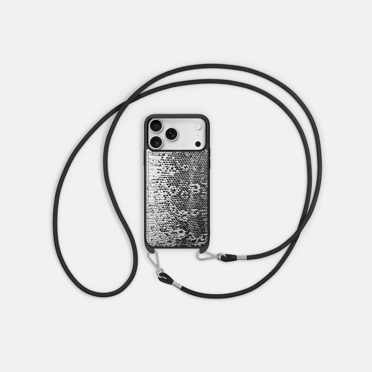 Crossbody Sport Case For iPhone 18 Pro In Himalayan Lizard -5 | Dark