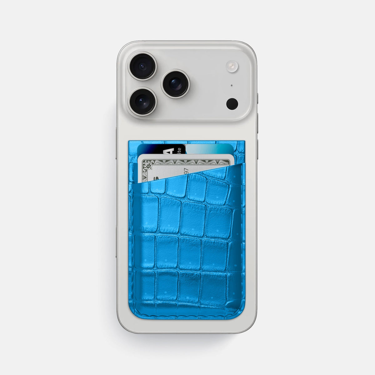 MagSafe Wallet For iPhone 17 Pro Max In Porosus Crocodile