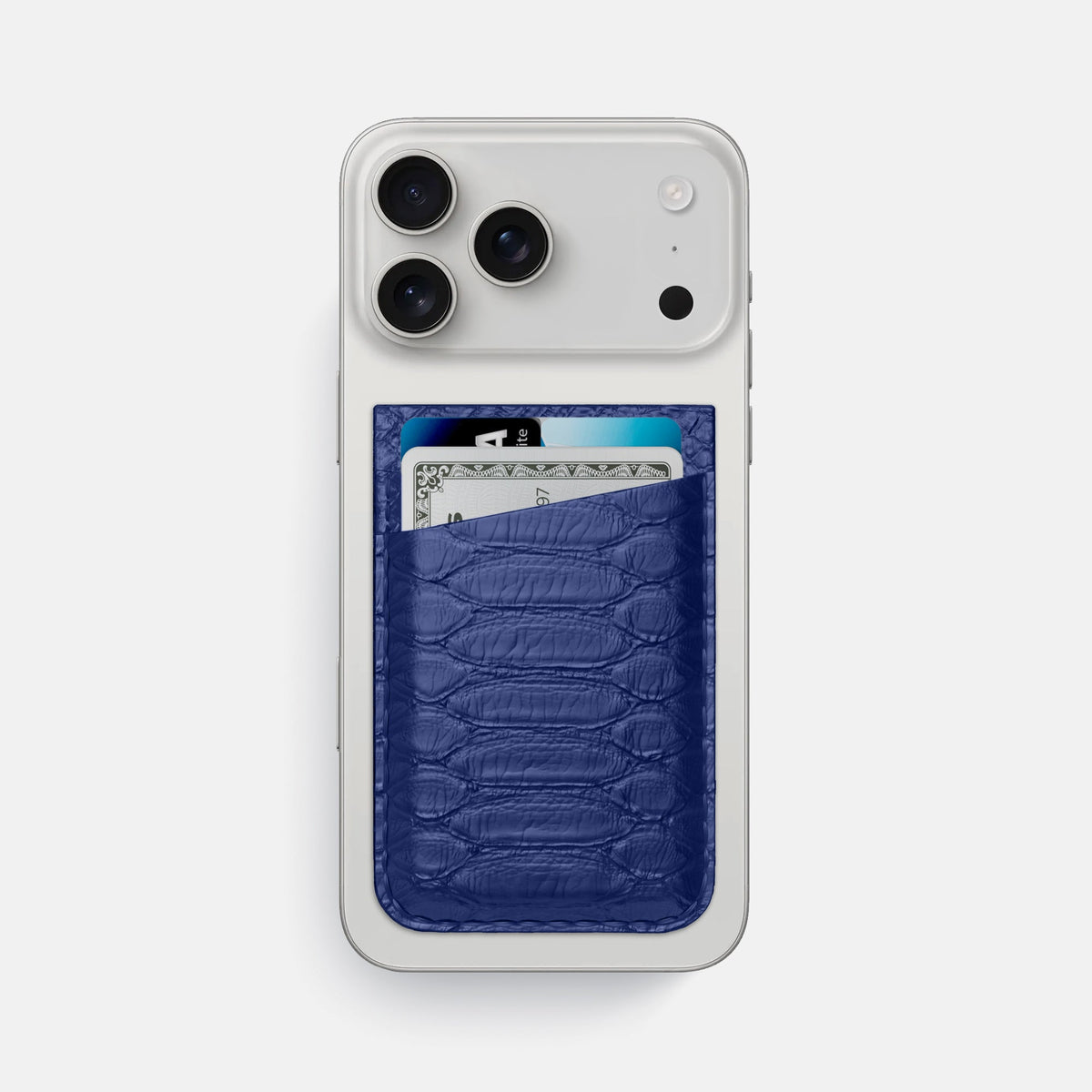 MagSafe Wallet For iPhone 18 Pro Max In Python -1 | Royal-Blue