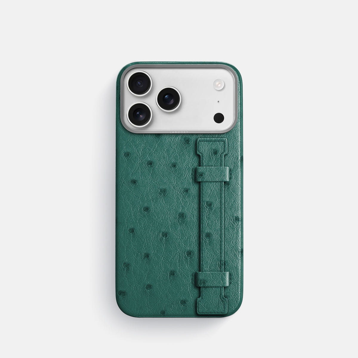 Handle Case For iPhone 17 Pro In Ostrich -1 | Forest-Green-Steel