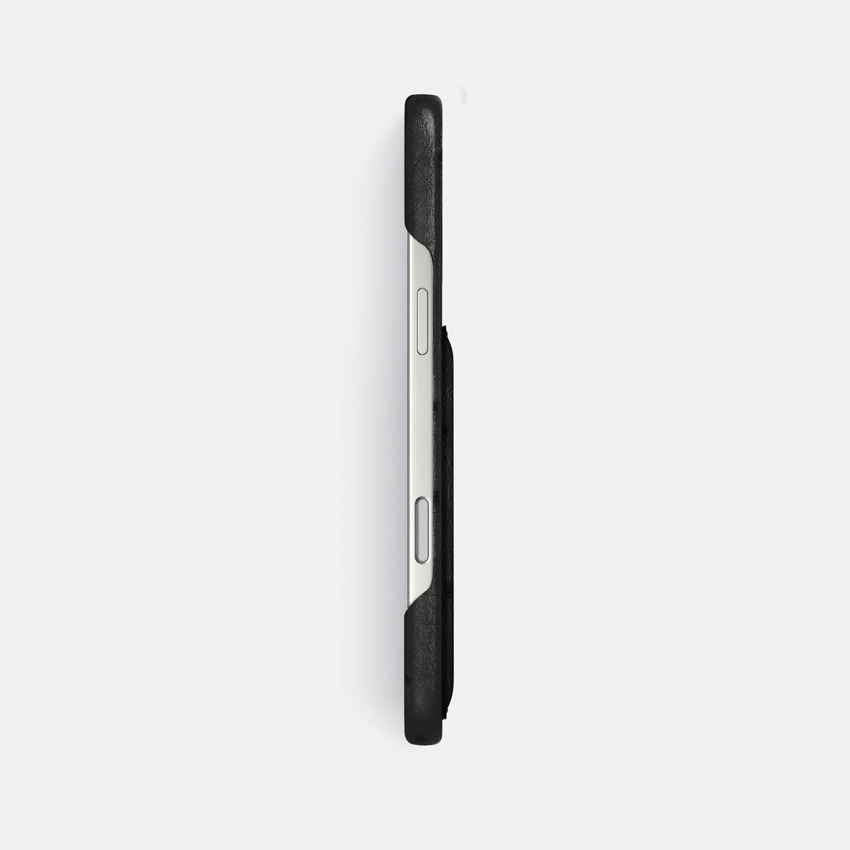 Slim Card Case For iPhone 18 Pro Max In Ostrich -3 | Black