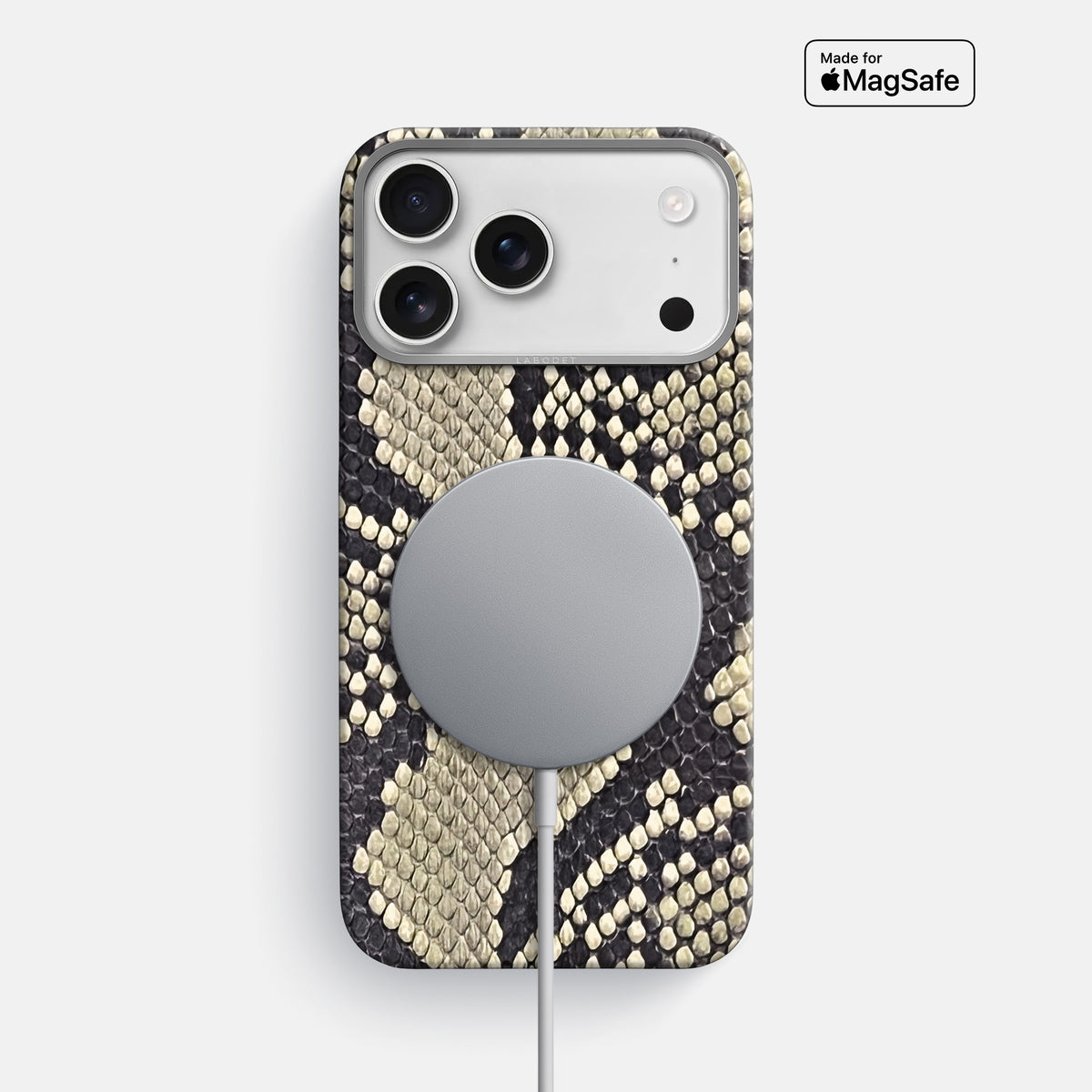 Classic Case For iPhone 17 Pro Max In Deluxe Python -5 | Savannah-Steel