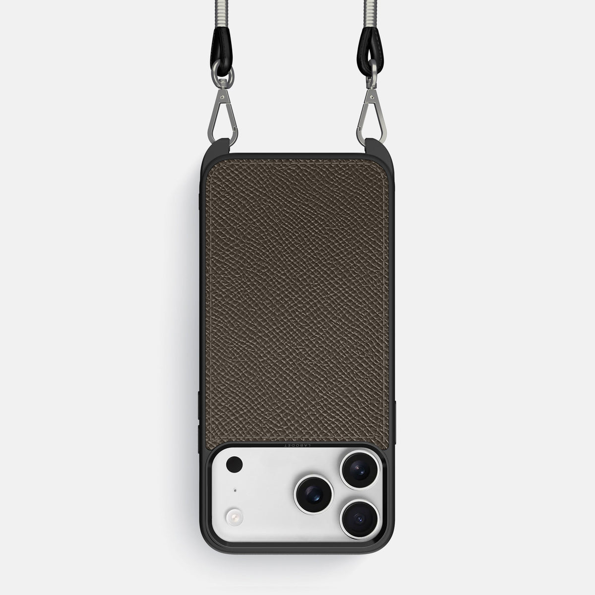 Crossbody Sport Case For iPhone 18 Pro In Epsom-Style Calf -1 | Taupe