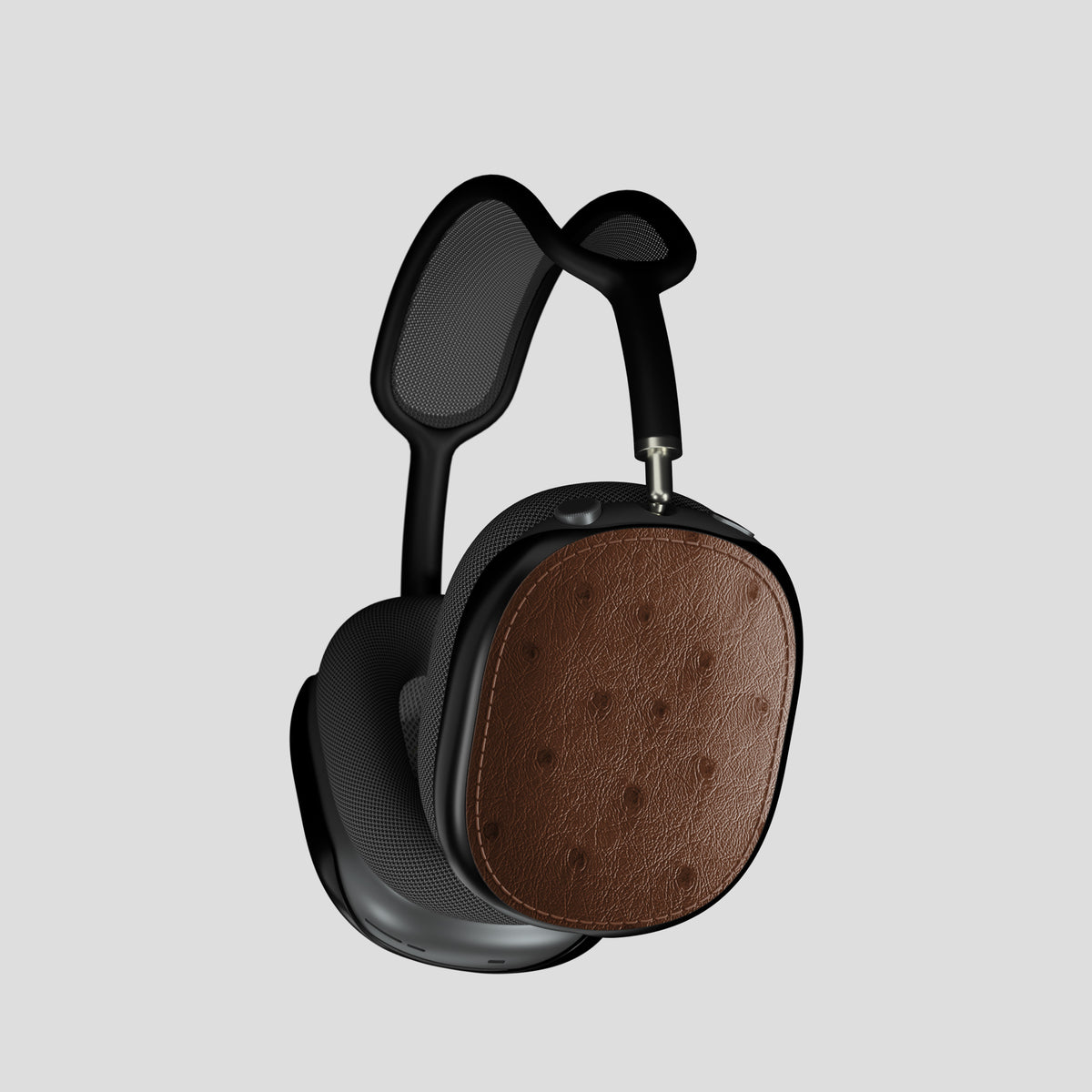 Shells For AirPods Max In Ostrich -2 | Chocolate