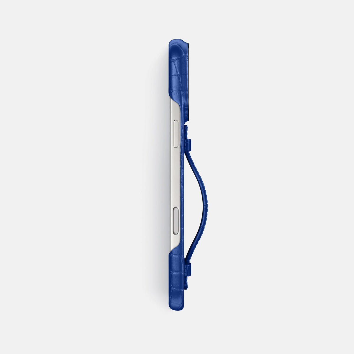 Center Handle For iPhone 18 Pro Max In Alligator -3 | Royal-Blue-Black