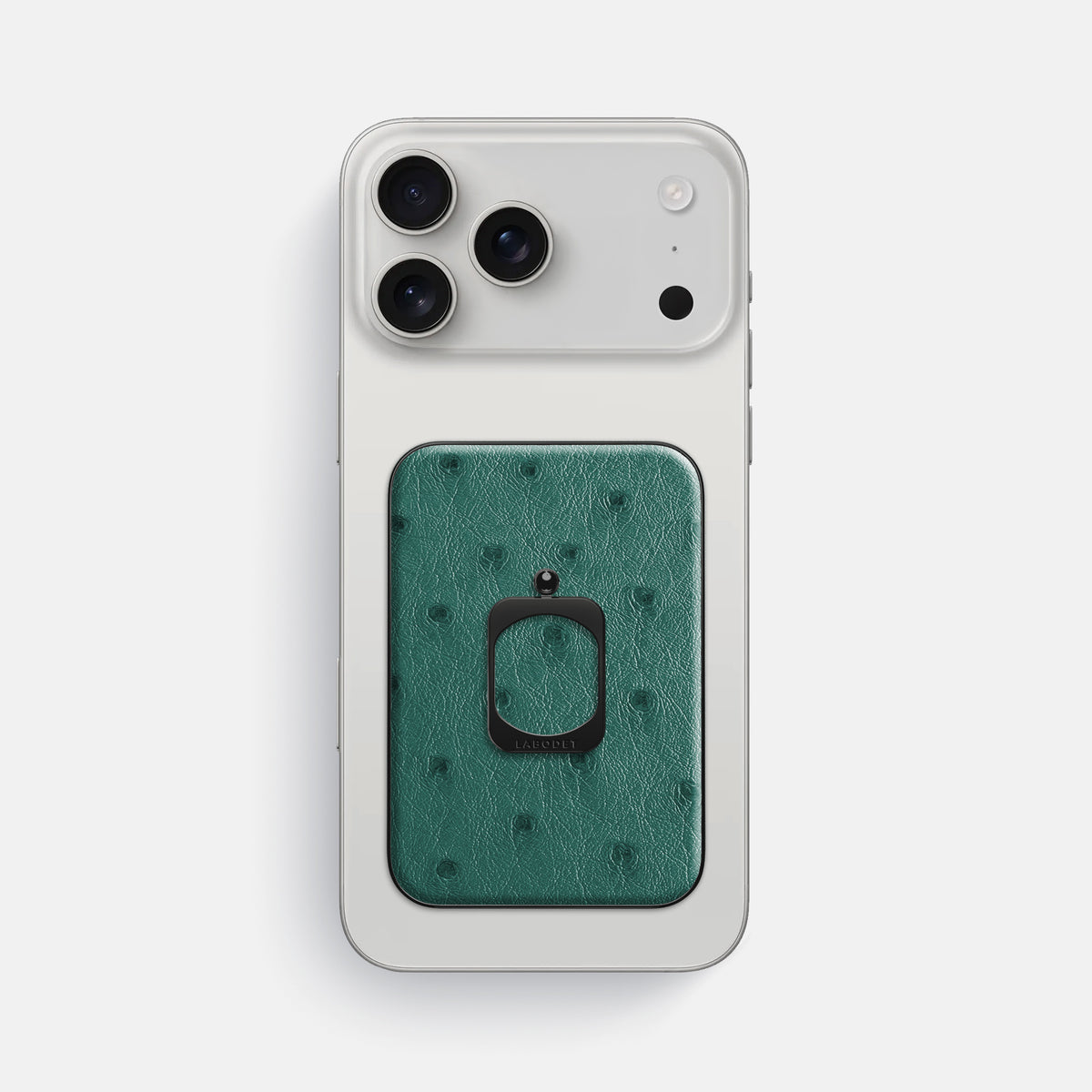 MagSafe Ring For iPhone 17 Pro Max In Ostrich -2 | Forest-Green-Black