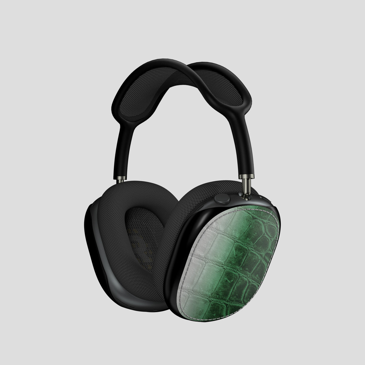 Shells For AirPods Max In Himalayan Crocodile -1 | Green