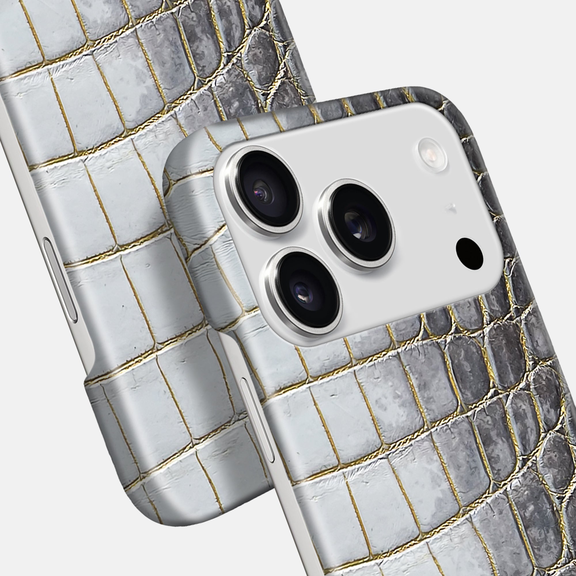 Slim Case For iPhone 17 Pro Max In Himalayan Crocodile – Labodet