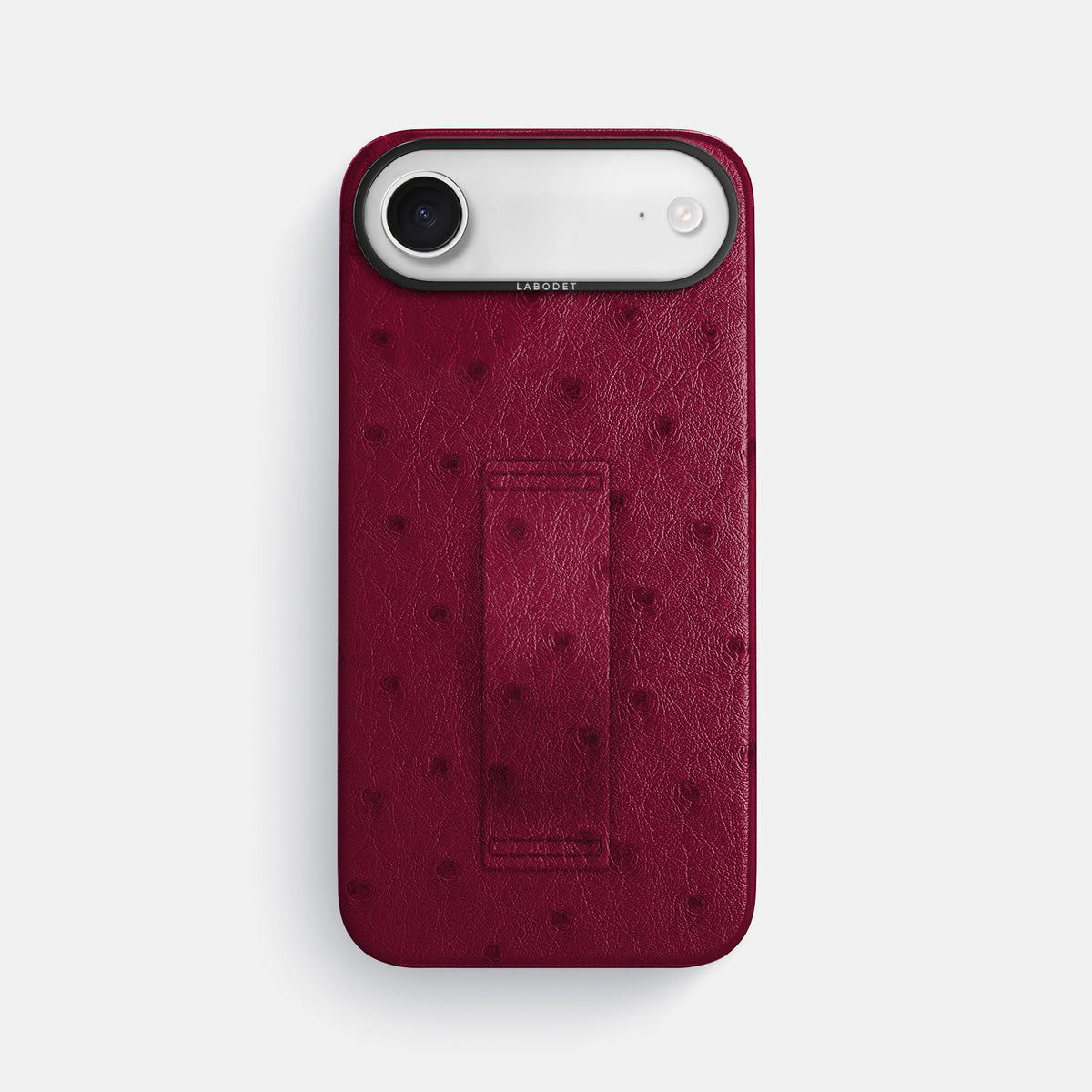 Finger Case For iPhone 17 Air In Ostrich -1 | Bordeaux-Black