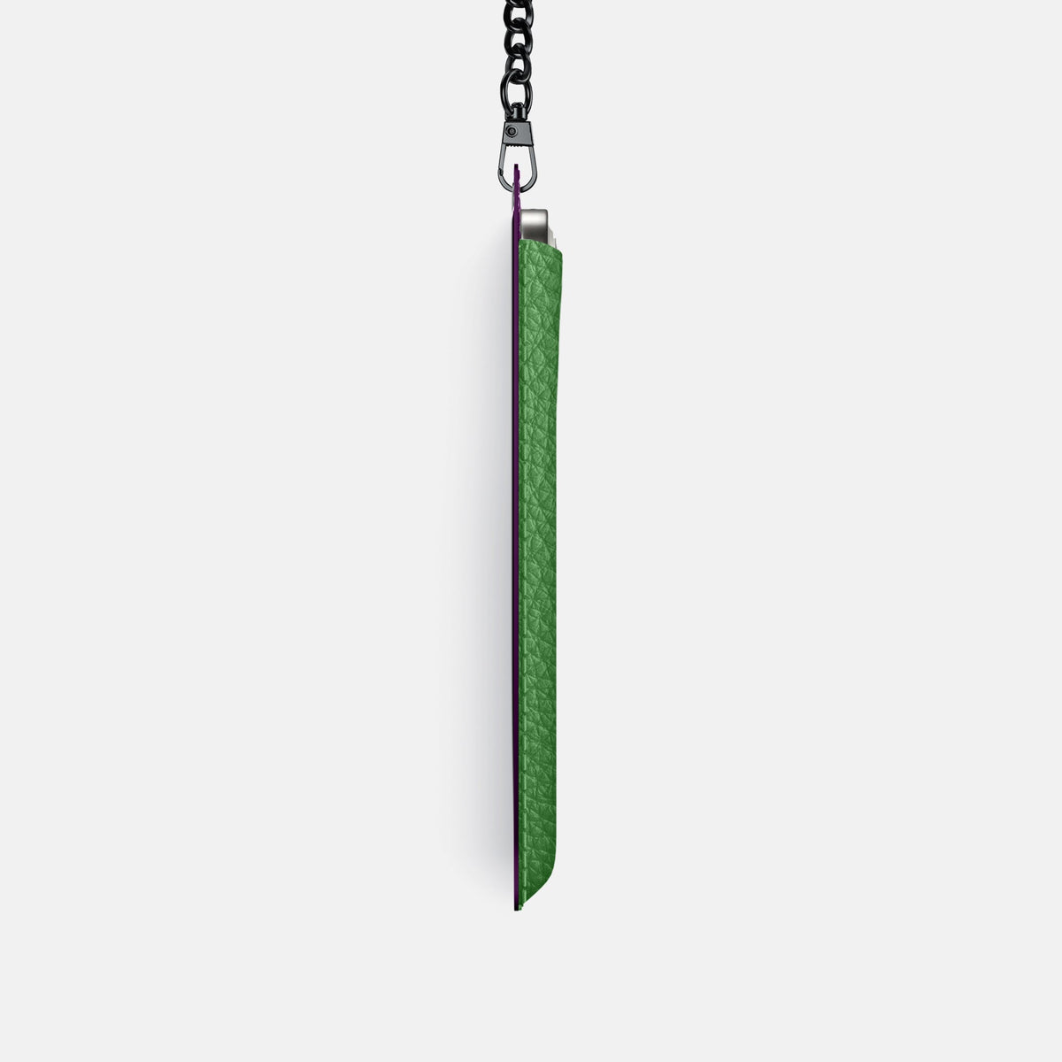 Crossbody Bag For iPhone 18 Pro In Calf -4 | Herb-Black