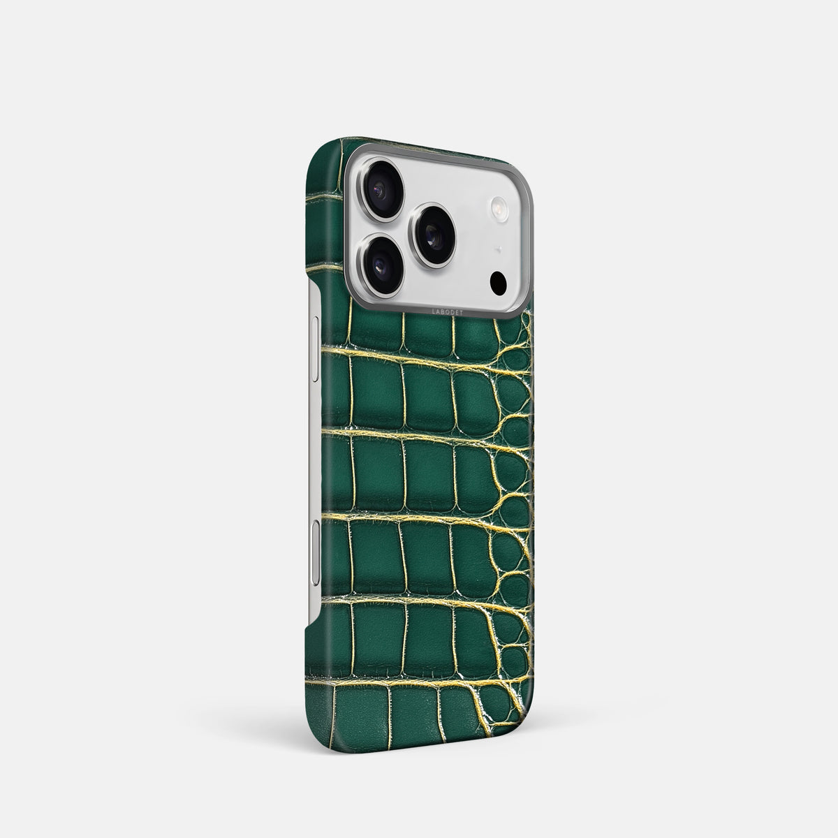 Classic Case For iPhone 17 Pro In Patina Alligator -2 | Cambridge-Steel