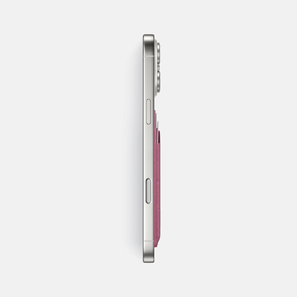 MagSafe Wallet For iPhone 17 Pro Max In Alligator -3 | Pink-Lagoon