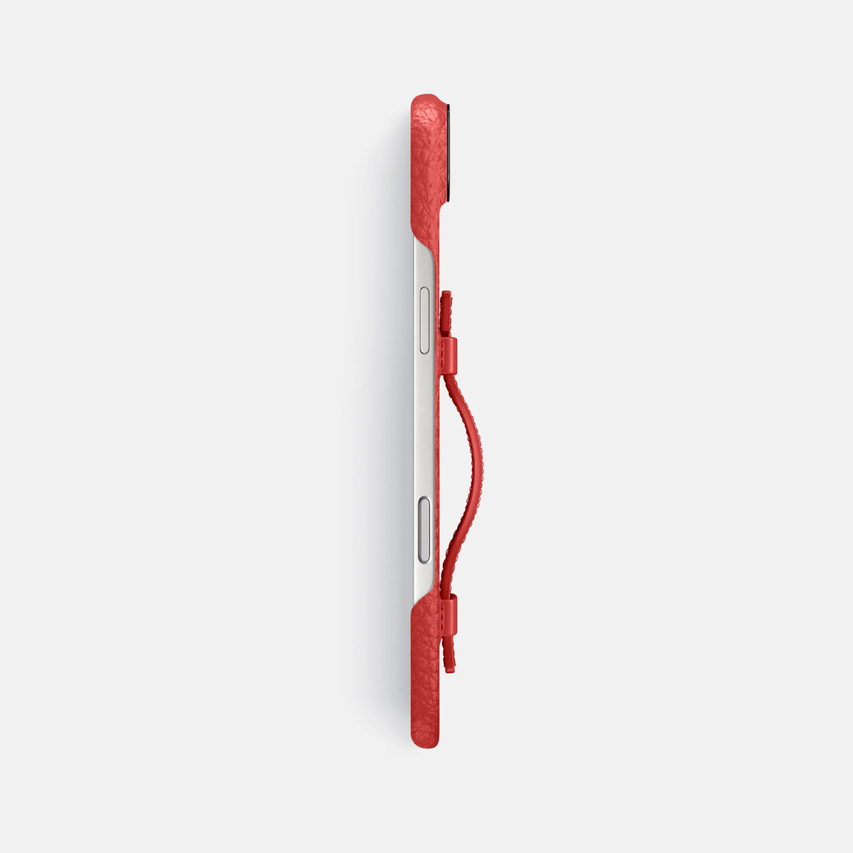 Handle Case For iPhone 17 Air In Calf -3 | Red-Black