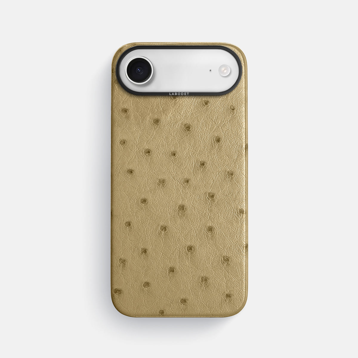 Classic Case For iPhone 17 Air In Ostrich -1 | Desert-Sand-Black