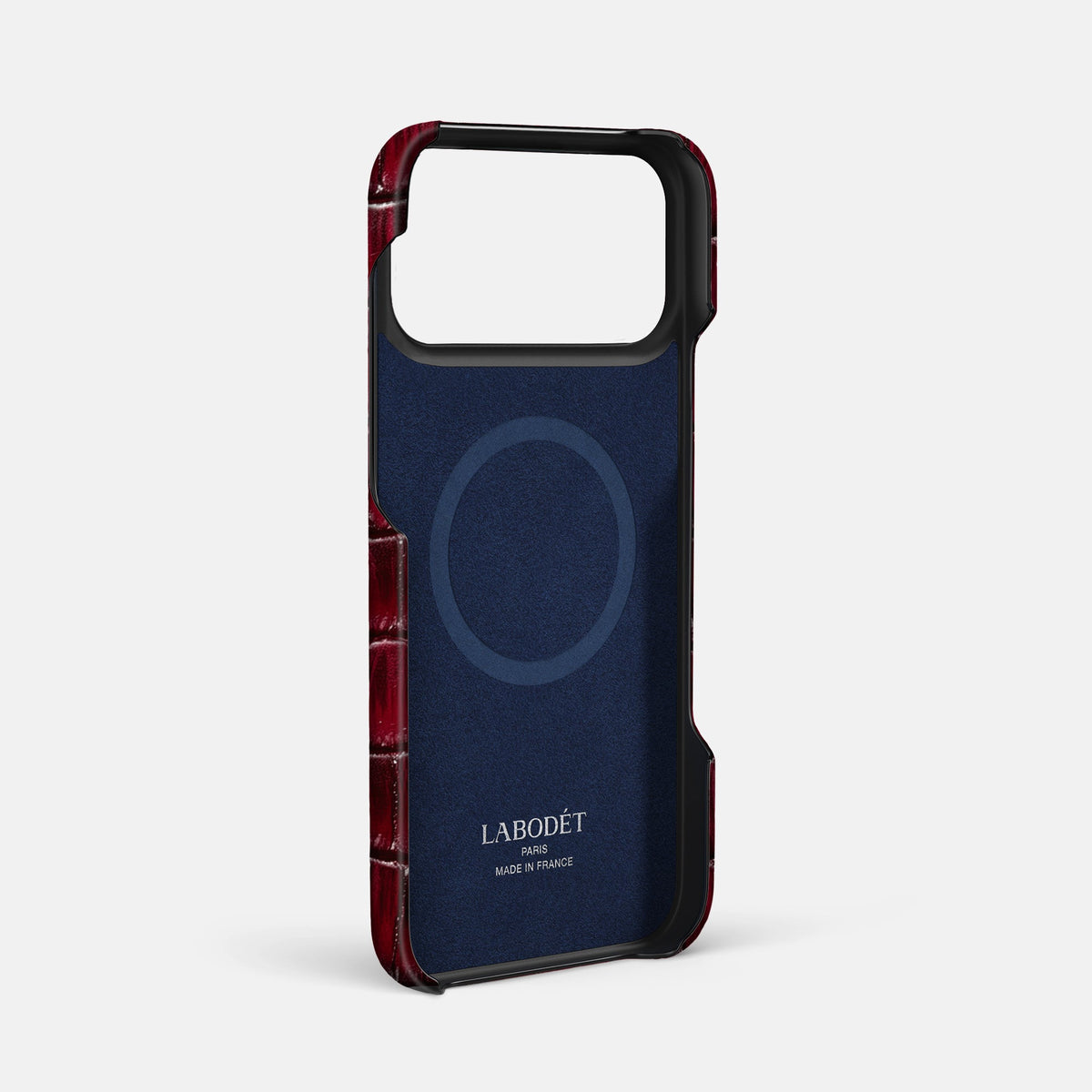 Slim Case For iPhone 18 Pro Max In Patina Alligator -4 | Havana-Burgundy