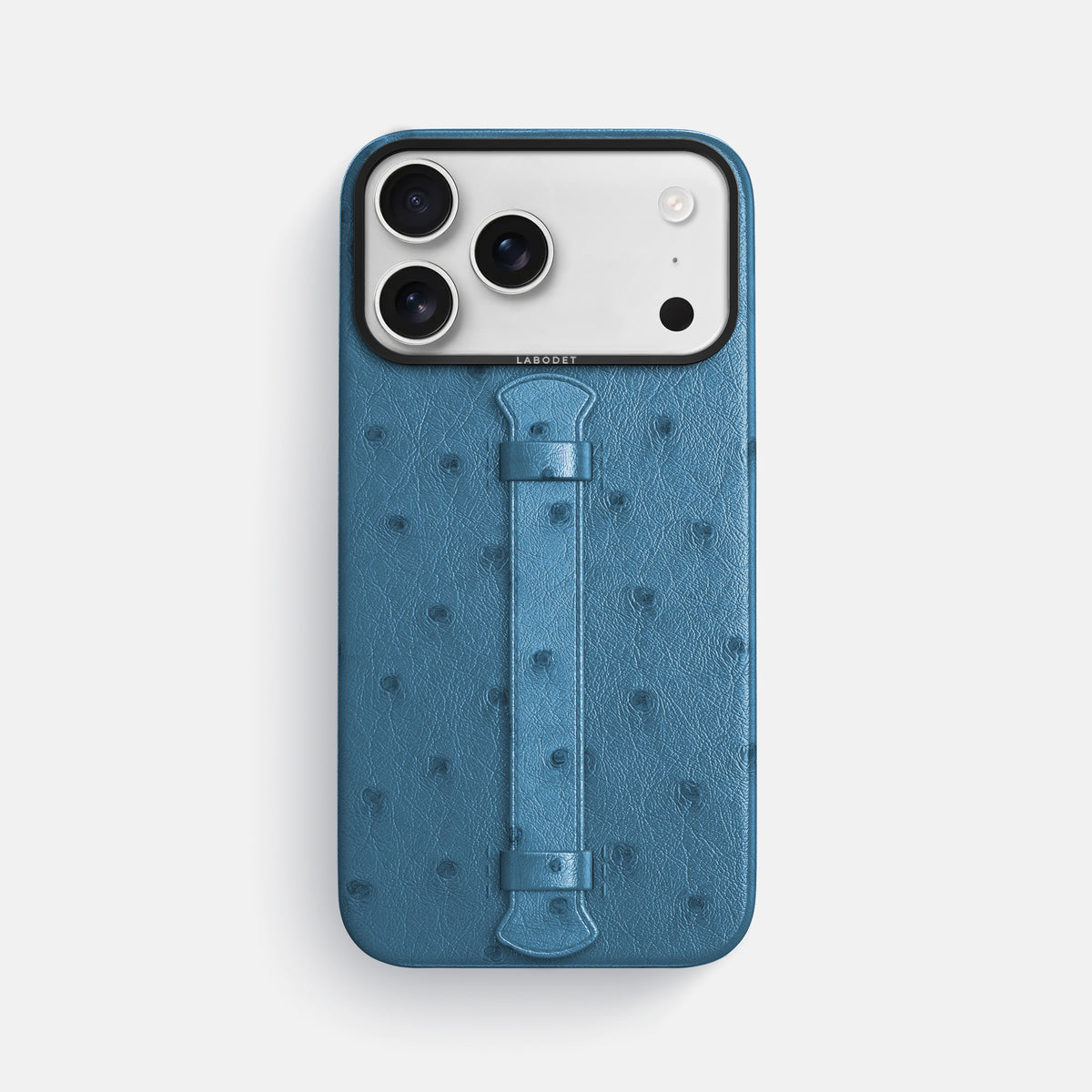 Center Handle For iPhone 17 Pro Max In Ostrich -1 | Blue-Jeans-Black
