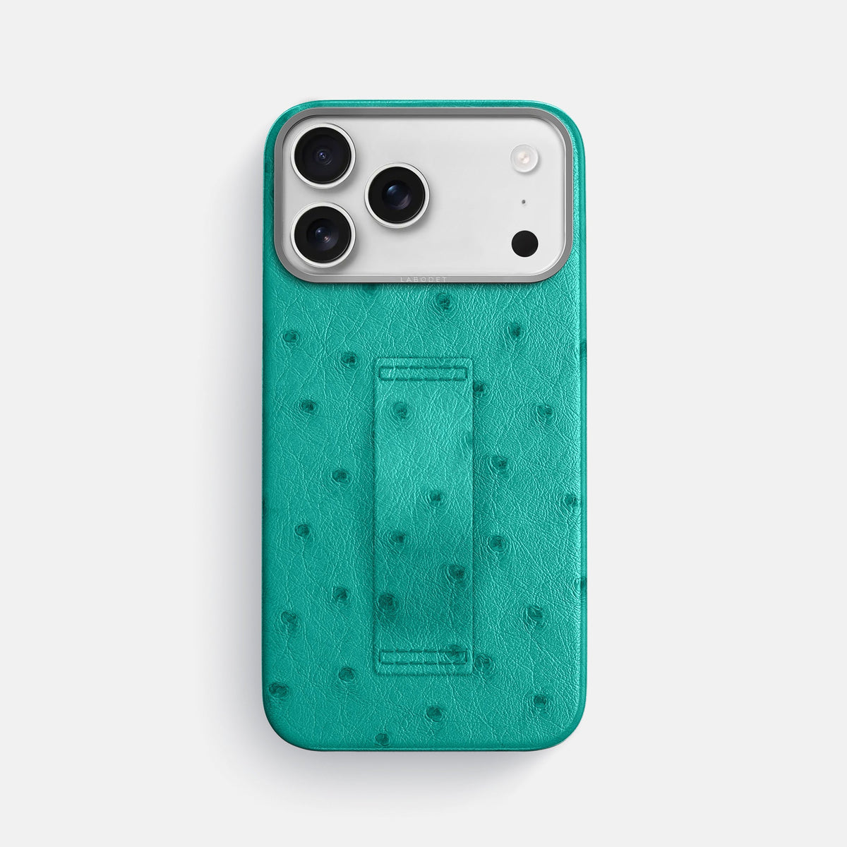 Finger Case For iPhone 18 Pro Max In Ostrich -1 | Turquoise-Steel