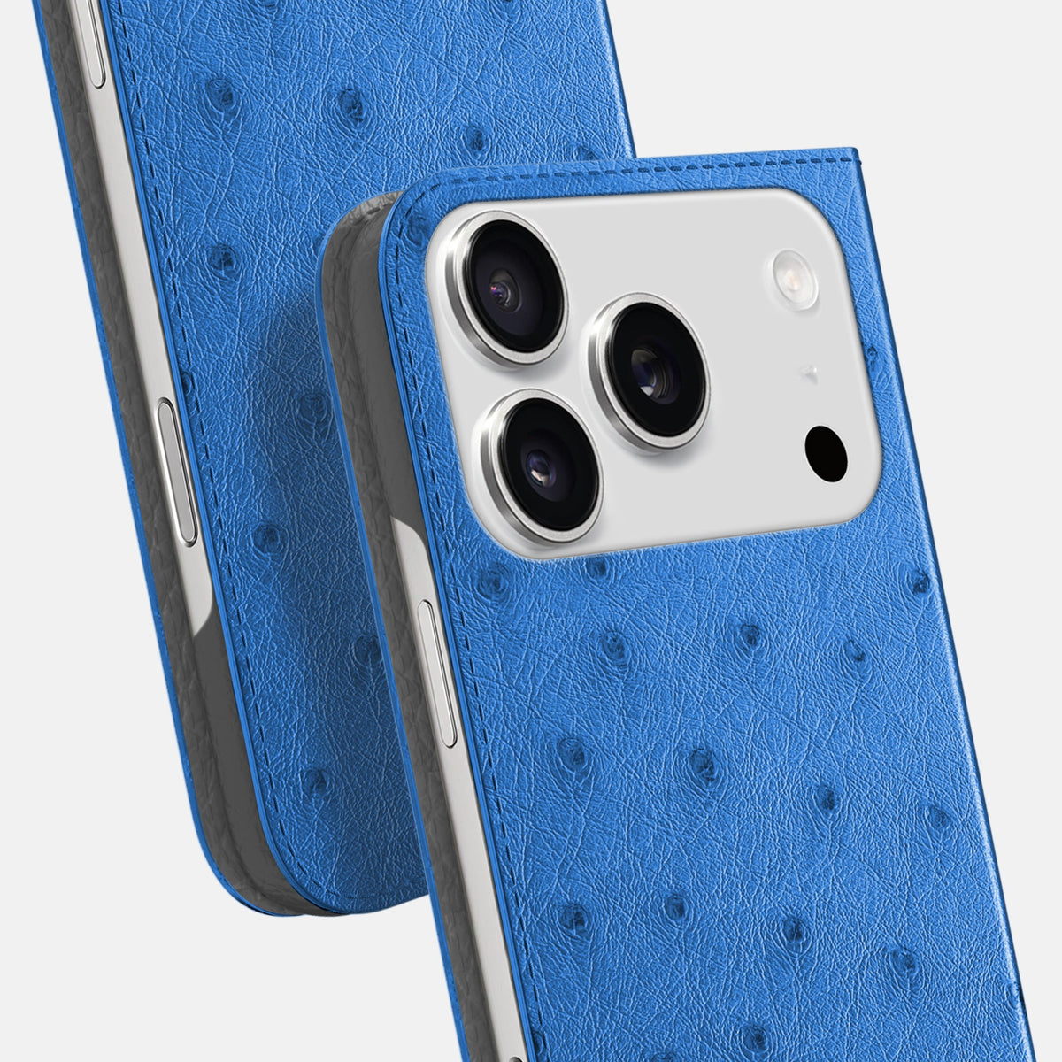 Folio Slim Case For iPhone 18 Pro In Ostrich -5 | Royal-Blue