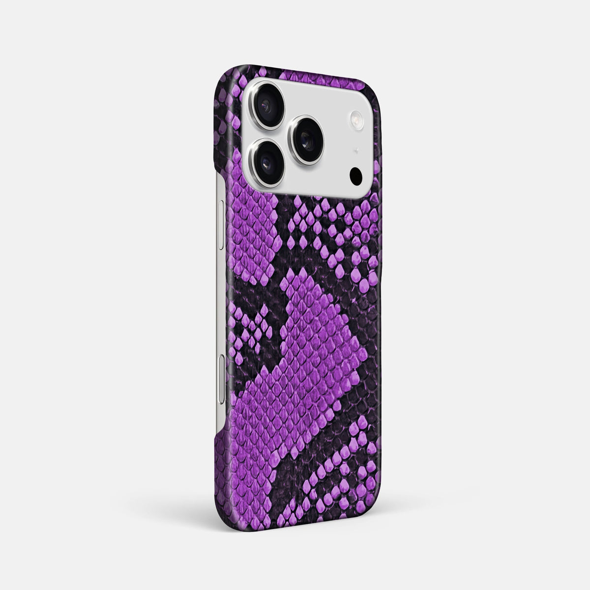 Slim Case For iPhone 18 Pro Max In Deluxe Python -2 | Purple