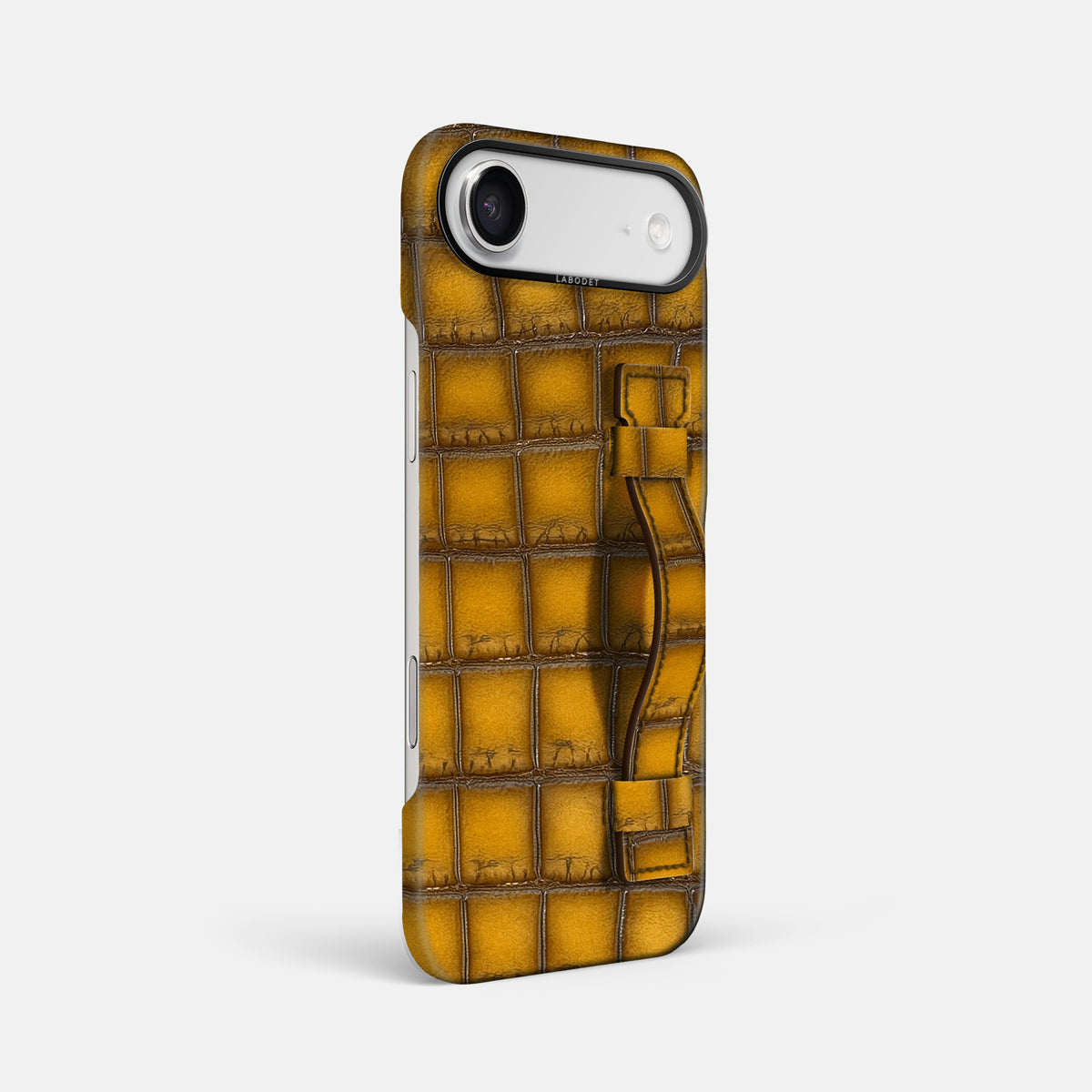Handle Case For iPhone 17 Air In Patina Alligator -2 | Sydney-Black