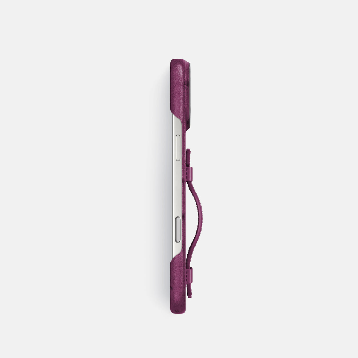Handle Case For iPhone 17 Pro In Ostrich -3 | Purple-Steel