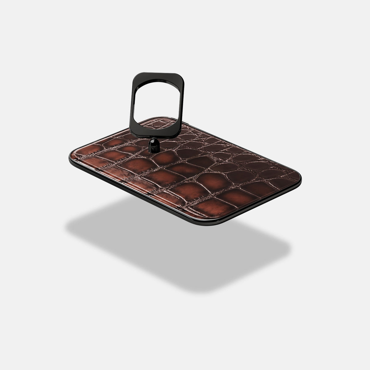 MagSafe Ring For iPhone 18 Pro Max In Patina Alligator -4 | Havana-Brown-Black