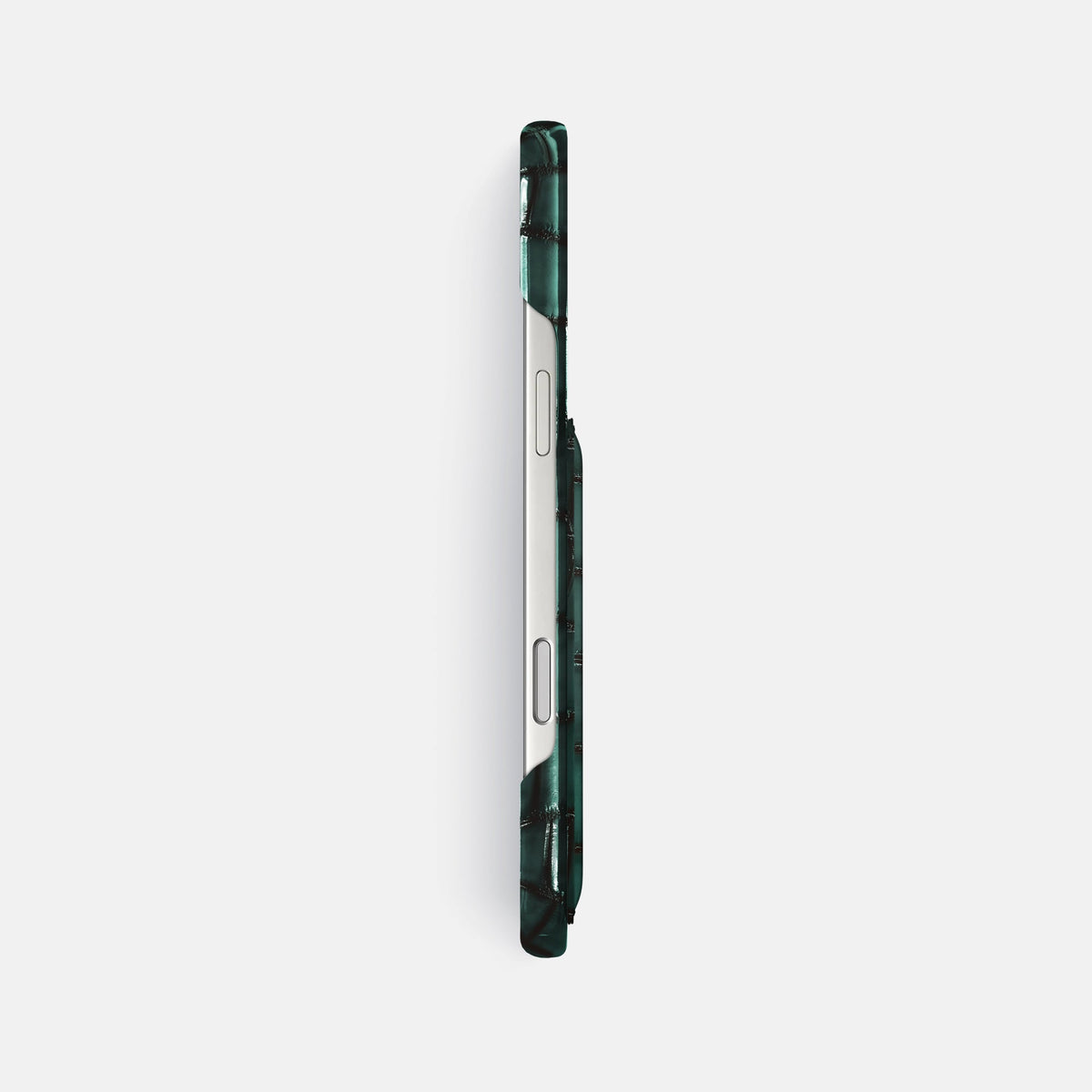 Slim Card Case For iPhone 18 Pro Max In Patina Alligator -3 | Green