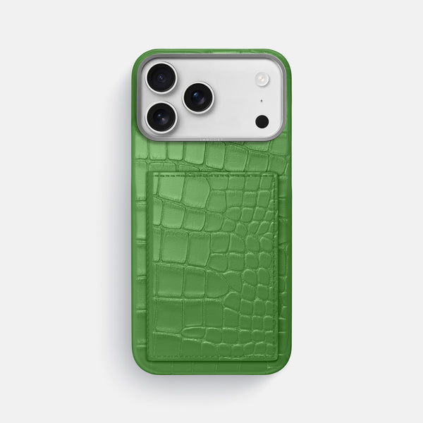 Bi-Fold Case For iPhone 17 Pro Max In Alligator