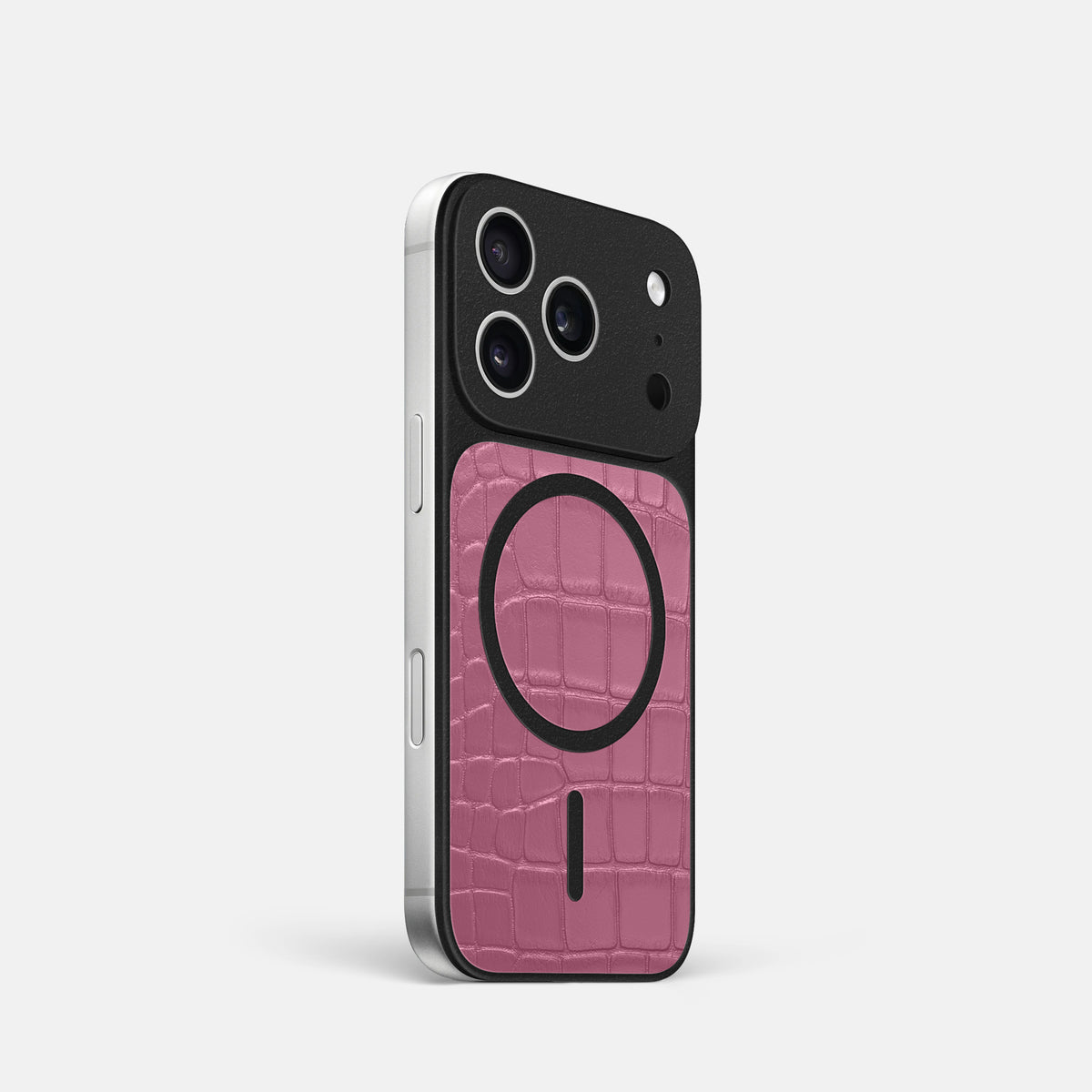 MagSafe Mask For iPhone 17 Pro In Alligator -2 | Pink-Lagoon