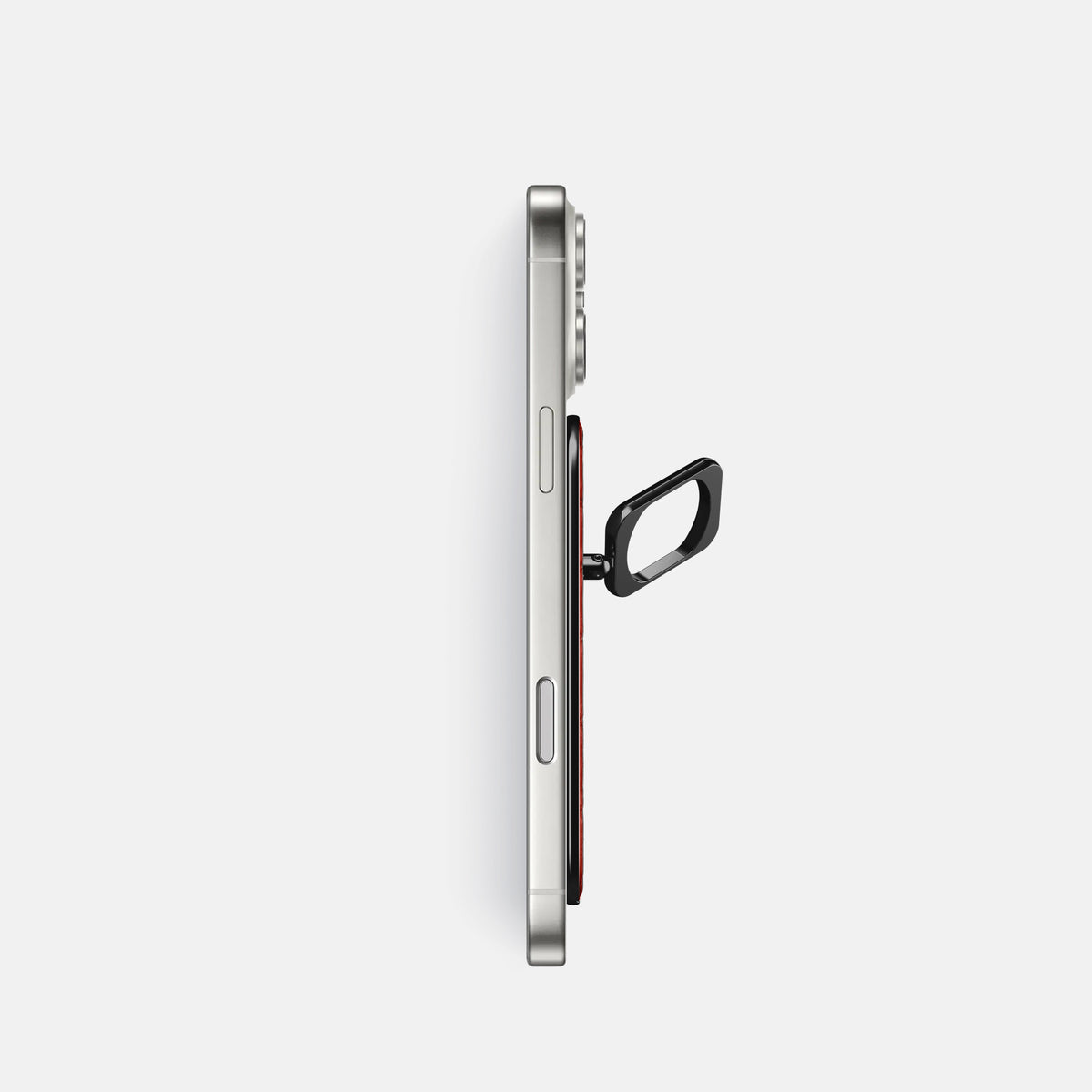 MagSafe Ring For iPhone 17 Pro In Alligator -3 | Red-Black