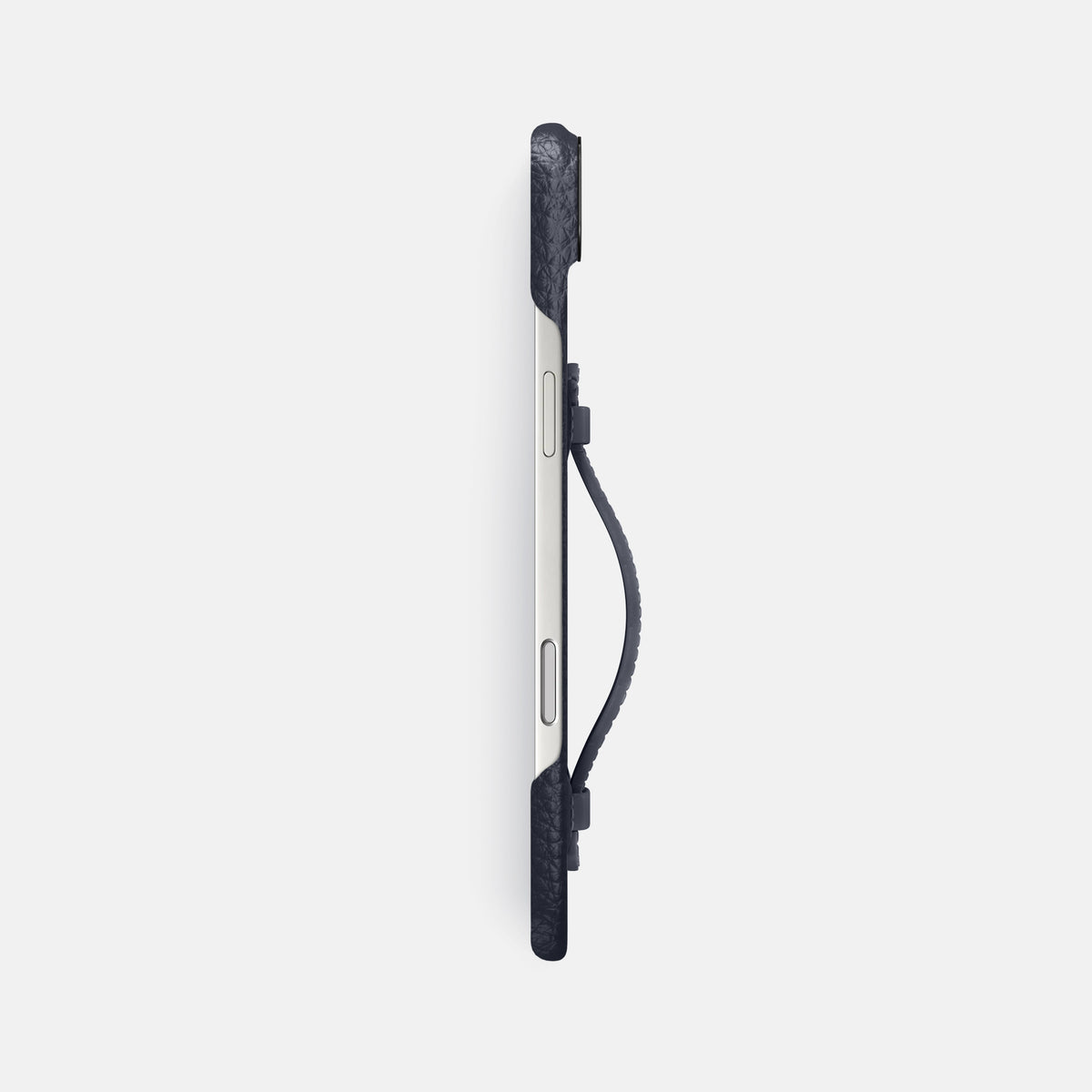 Center Handle For iPhone 17 Air In Calf -2 | Marine-Black