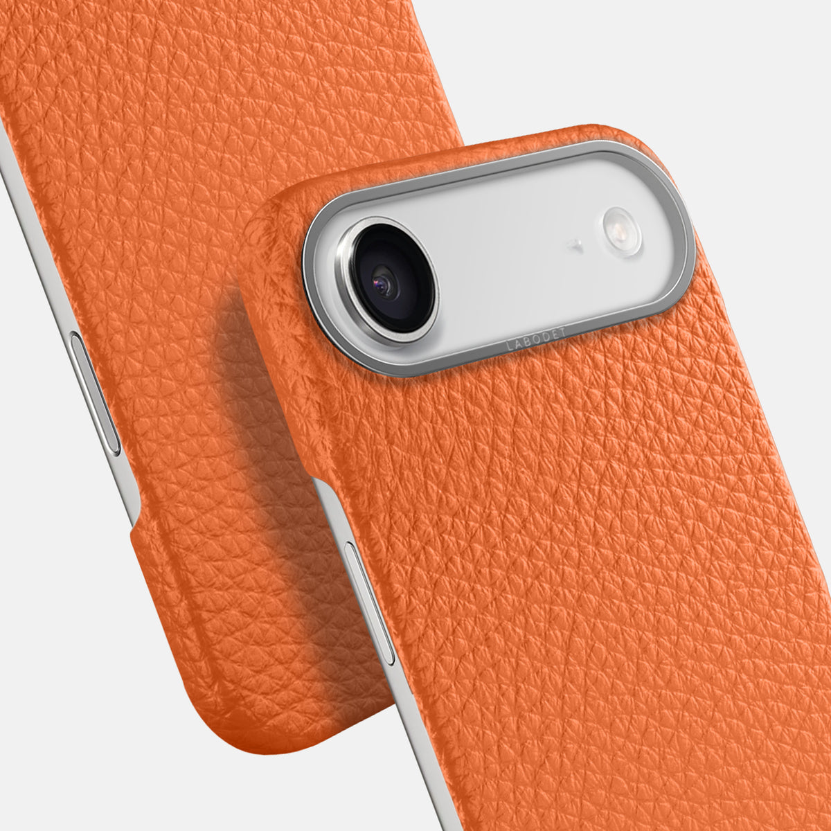 Classic Case For iPhone 17 Air In Calf -6 | Orange-Steel