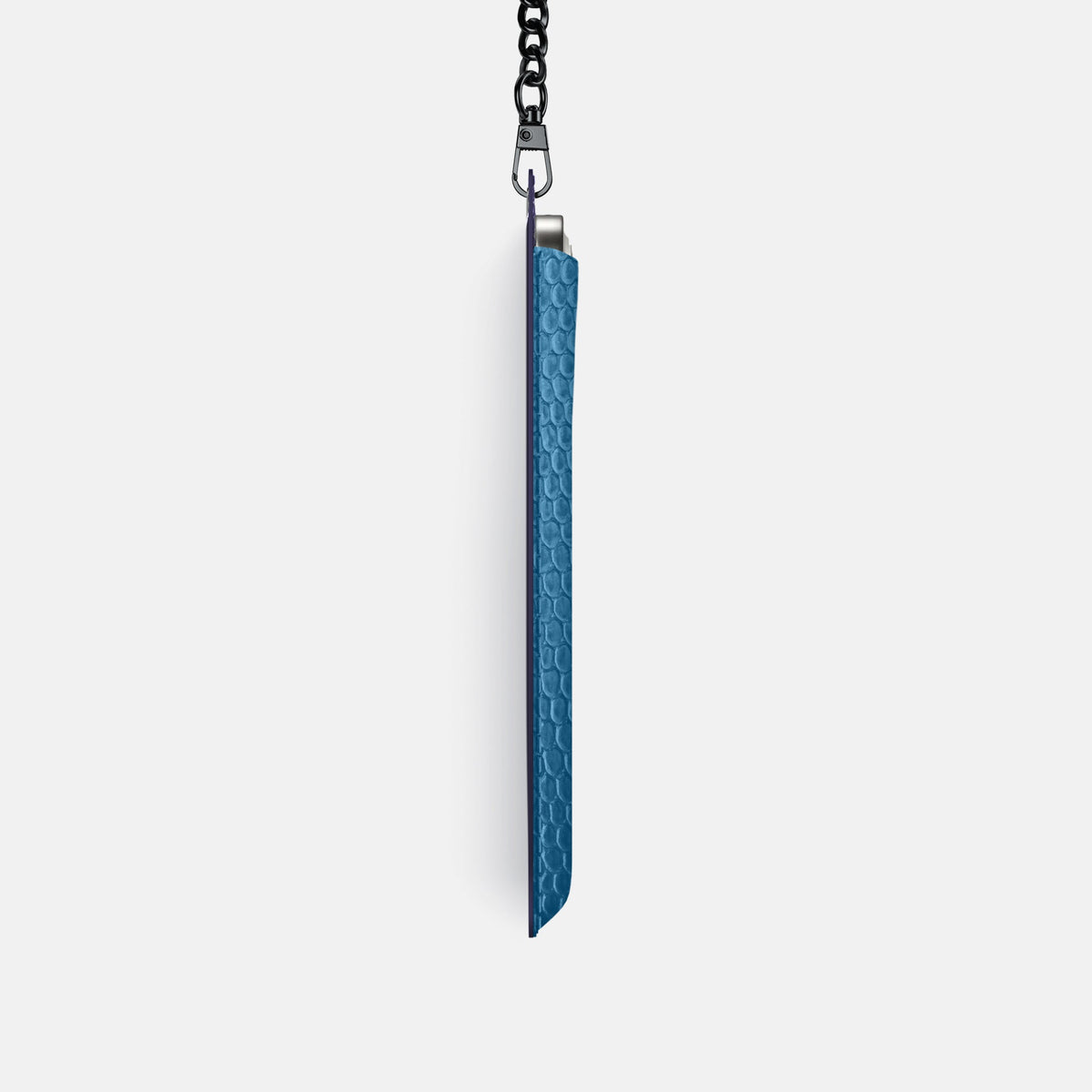Crossbody Bag For iPhone 18 Pro In Lizard -4 | Blue-Black