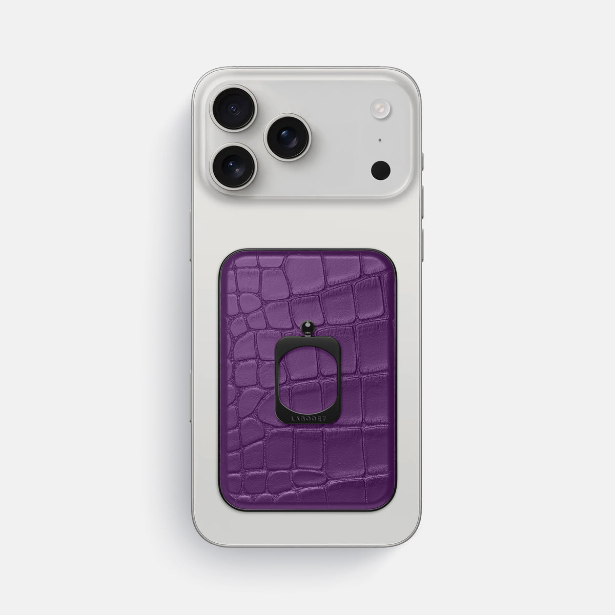 MagSafe Ring For iPhone 17 Pro Max In Alligator -1 | Purple-Black