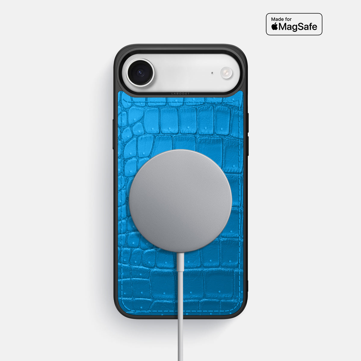 Sport Case For iPhone 17 Air In Porosus Crocodile -5 | Blue-Lagoon