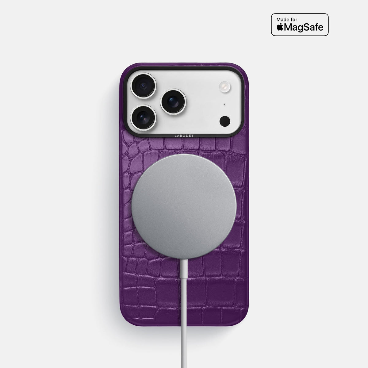 Classic Case For iPhone 18 Pro In Alligator -5 | Purple-Black