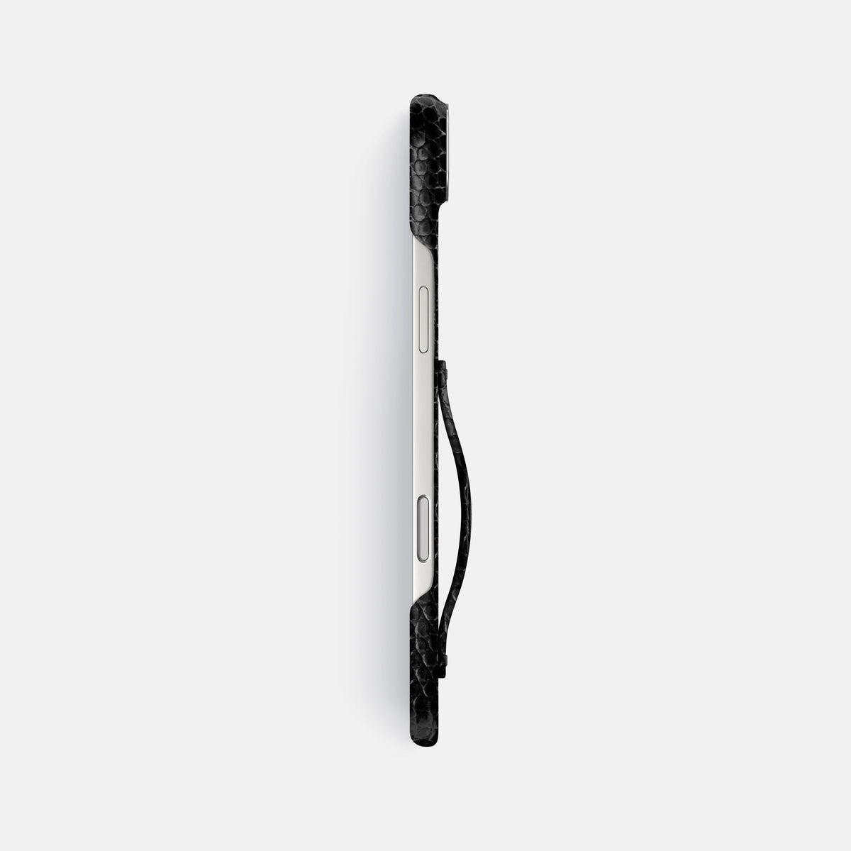 Finger Case For iPhone 17 Air In Lizard -3 | Black-Steel