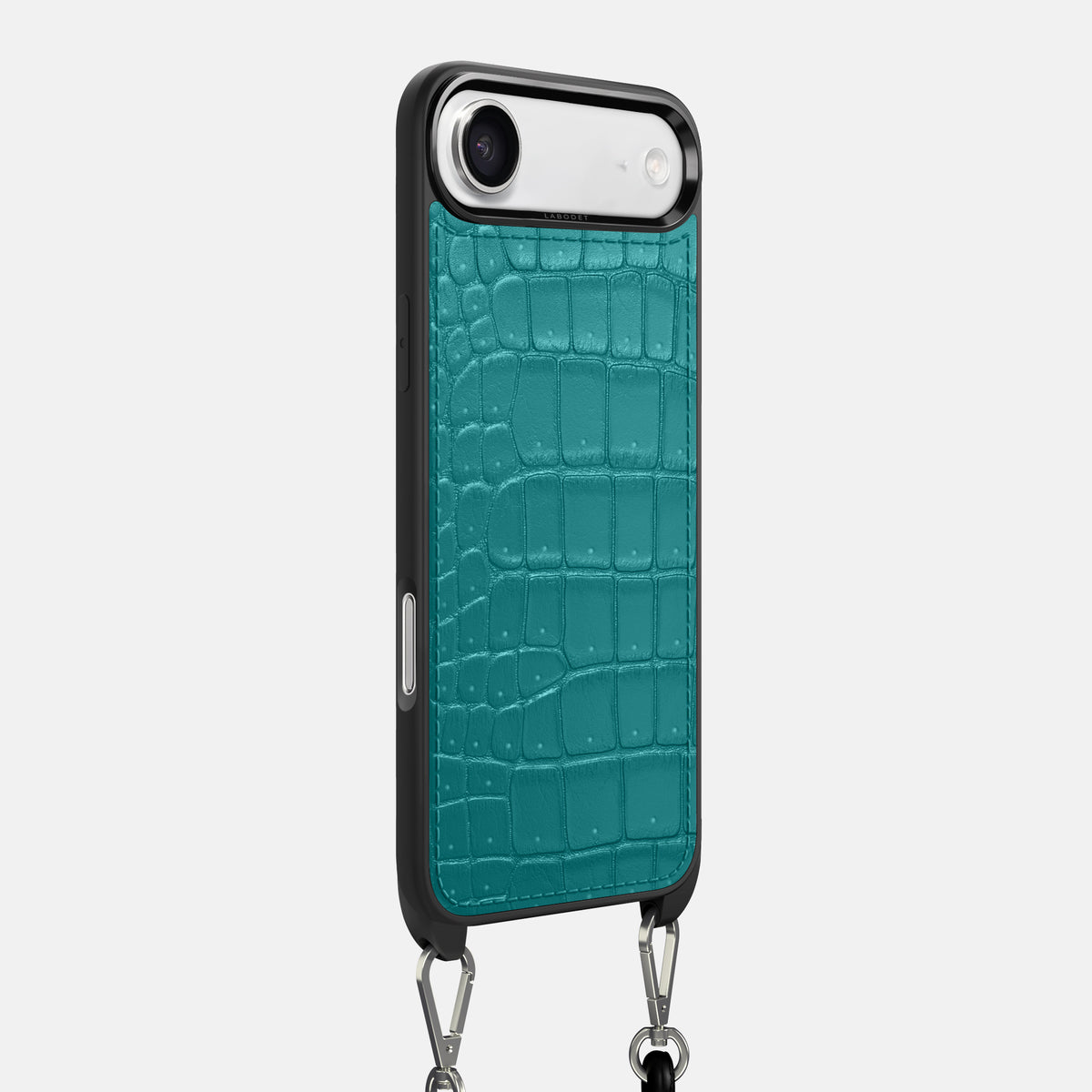 Crossbody Sport Case For iPhone 17 Air In Porosus Crocodile -2 | Celadon