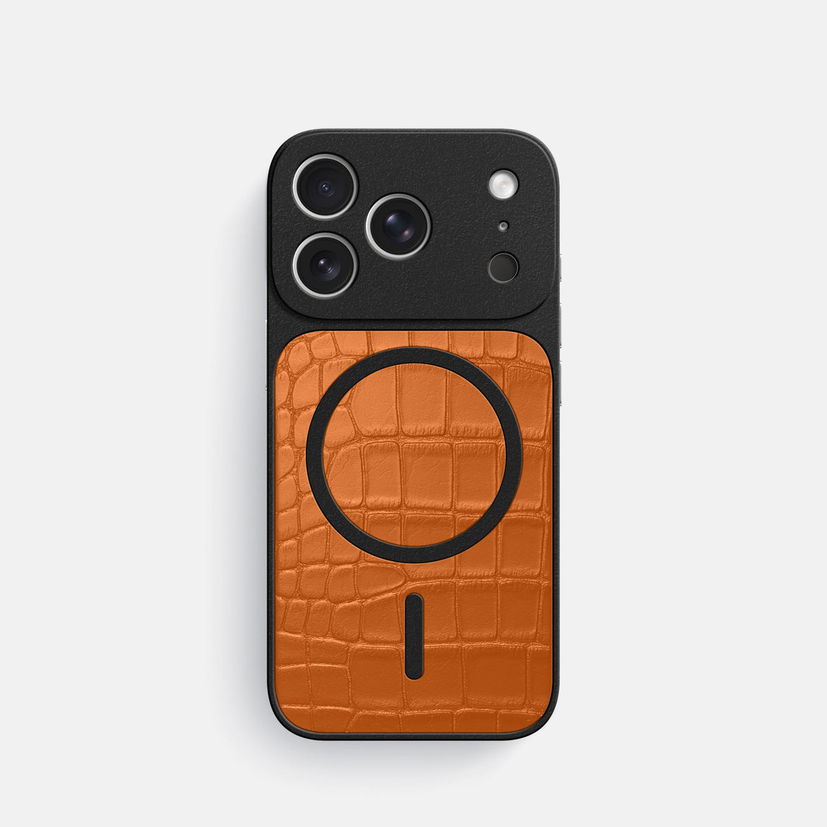 MagSafe Mask For iPhone 18 Pro In Alligator -3 | Orange