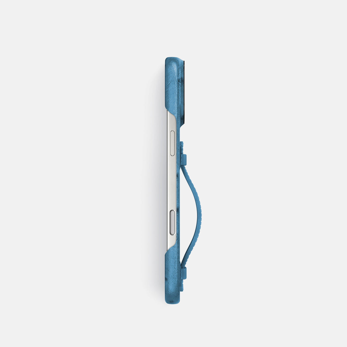 Center Handle For iPhone 18 Pro In Ostrich -2 | Blue-Jeans-Black