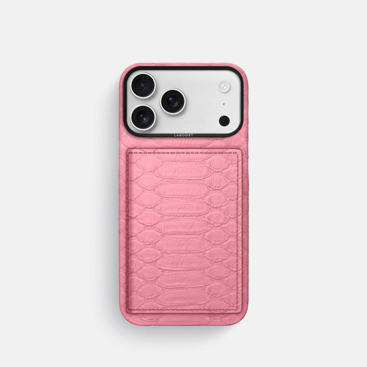 Bi-Fold Case For iPhone 18 Pro In Python -1 | Pink-Black