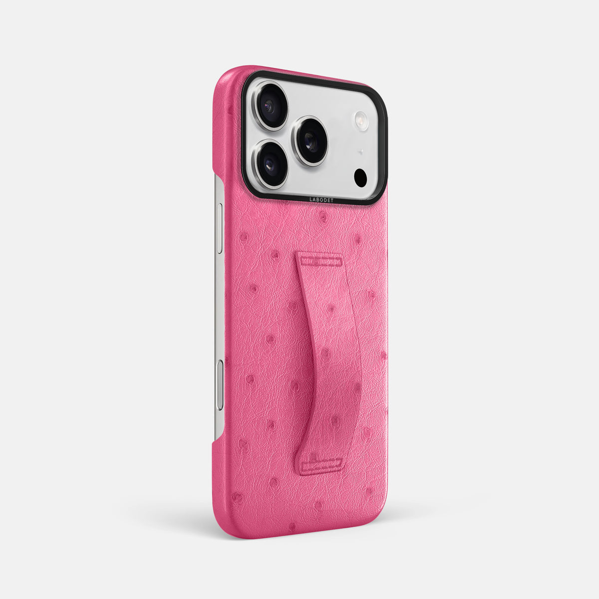 Finger Case For iPhone 17 Pro Max In Ostrich -2 | Pink-Black