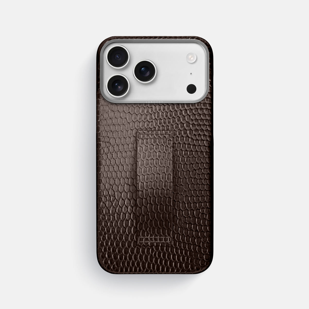 Finger Case For iPhone 17 Pro Max In Lizard -1 | Brown-Steel